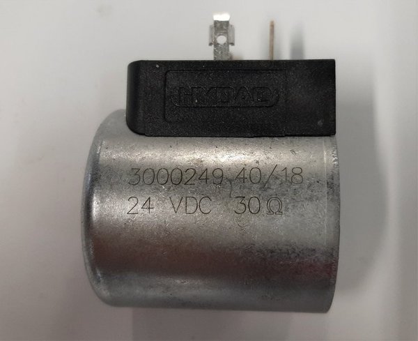 Art. Nr. 3000249 - Spule 24VDC für WSM-Ventil InnenØ18mm AussenØ36mm Lange40mm